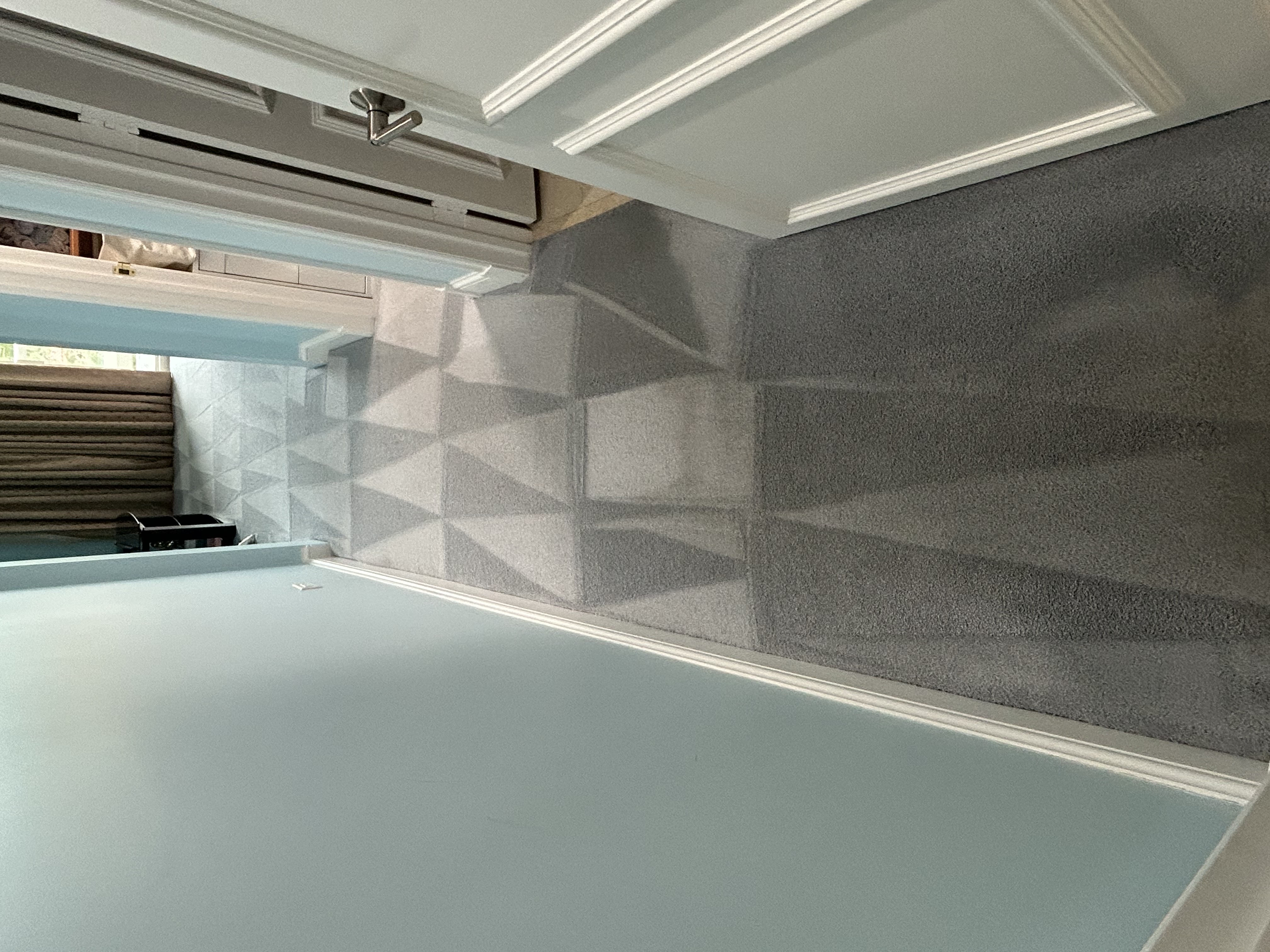 Carpet stairs after cleaning