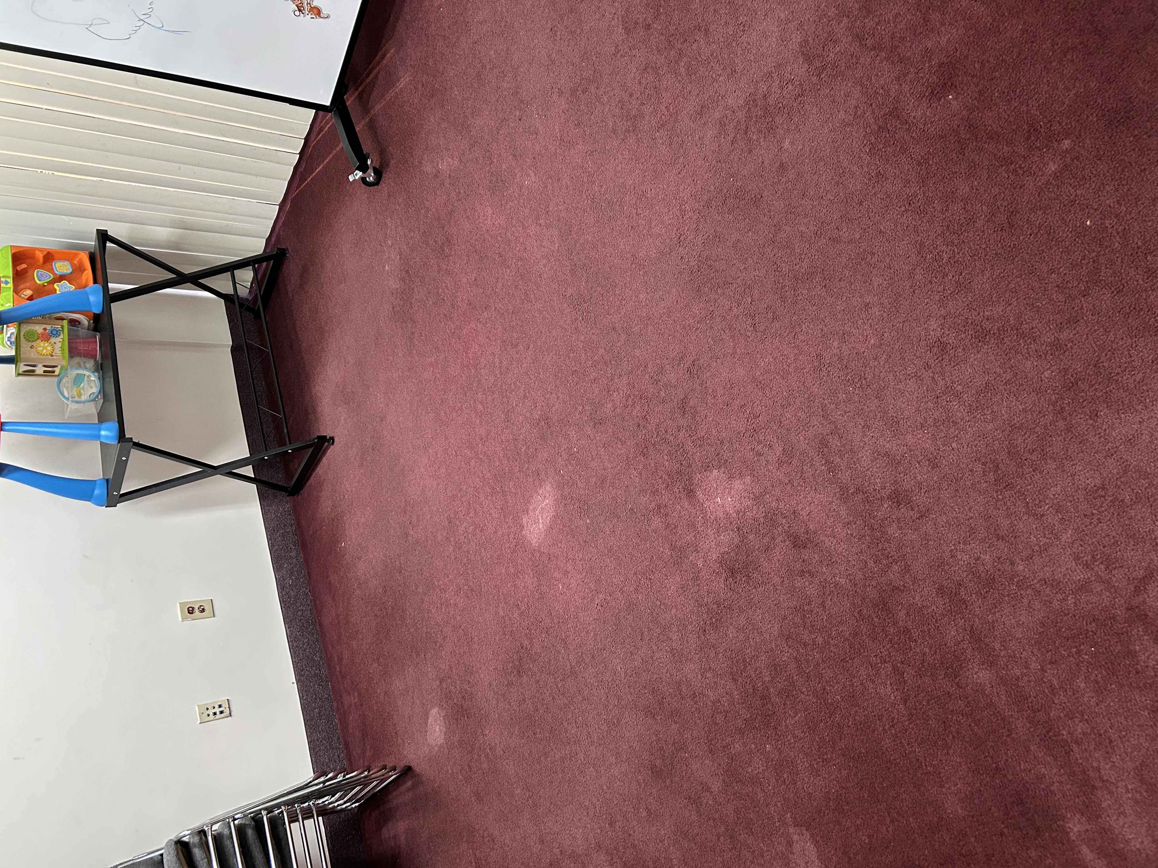 Stairs before cleaning